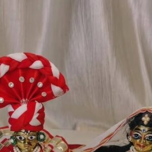 White and Red Soft Cotton Poshak