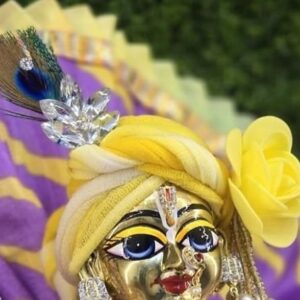 Cotton Lehriya Dress for Laddu Gopal Ji